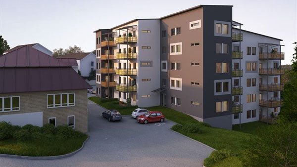 Peab bygger 54 nya lägenheter i Mölnlycke