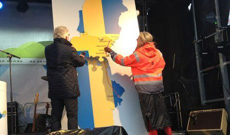 Gunnar Malm kommenterar invigningen av Ådalsbanan