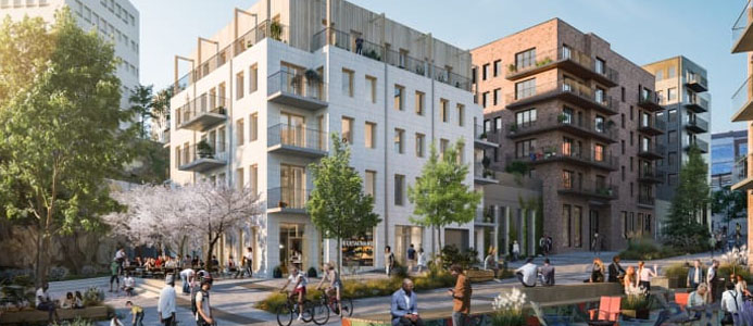 Byggkontraktet i Sickla värt 1,5 miljarder