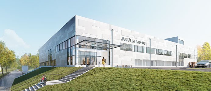 Snart invigning av Järfällas nya badhus