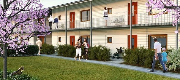 Sveriges första flerbostadshus med plusenergiteknik