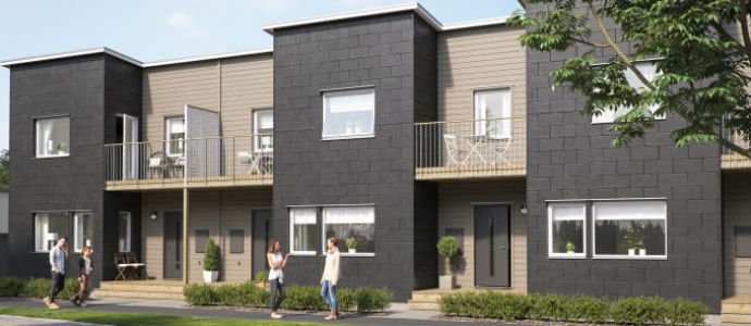 Illustration: Boklok Skanska & IKEA