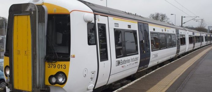 Driftstart för batteridrivet Bombardiertåg