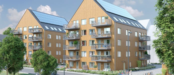 Bonava bygger lägenheter i Uppsala