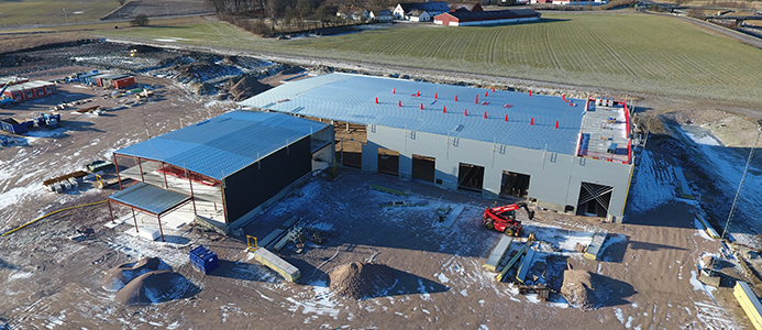 Komplex lastbilsanläggning byggs i Kristianstad