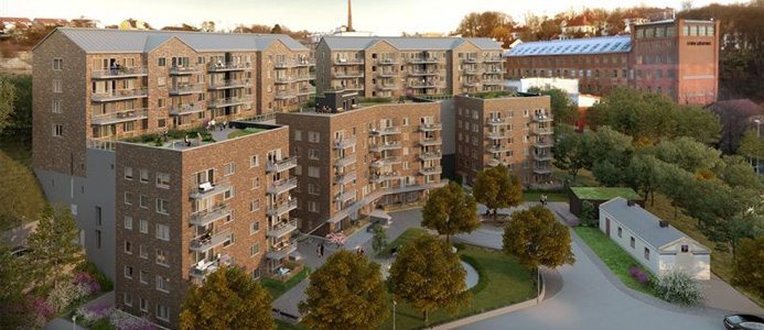 Nytt bostadsområde växer fram i Mölndal
