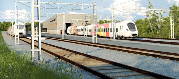 Ny underhållsdepå står klar nästa år