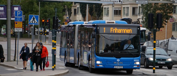 Stockholms bussar mäter stadens luftkvalitet
