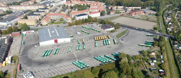 Byggstart för Sveriges största depå för elbussar