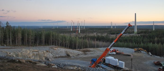Norra Europas största vindkraftspark