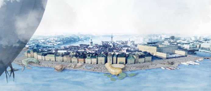Arkitekter ritar om Skeppsbron