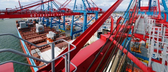 Svaga siffror i Göteborgs Hamns containerterminal