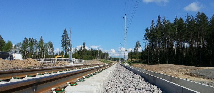 Dubbelspåret i Jakobshyttan är färdigbyggt