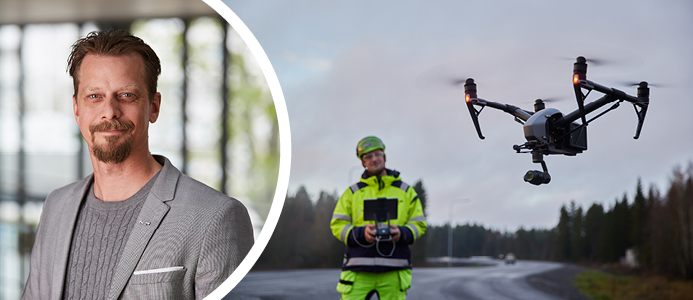 Andreas Fransman, project manager, Drone Operations DOS, NCC Group.