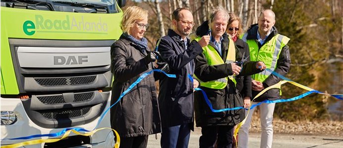 Världsunik elväg möjliggör fossilfria vägtransporter