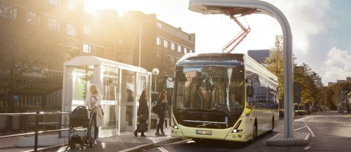 Volvo levererar elbussar till Arriva