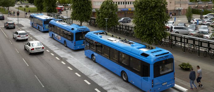 Här satsas det på elbussar