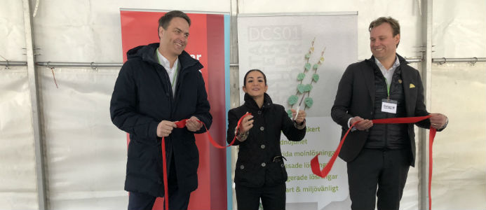 Invigning av miljösmart datacenter