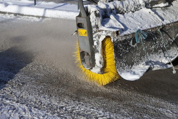 Effektivare snöröjning av cykelvägar