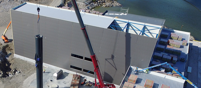 Nytt fabriksbygge väljer flytande naturgas