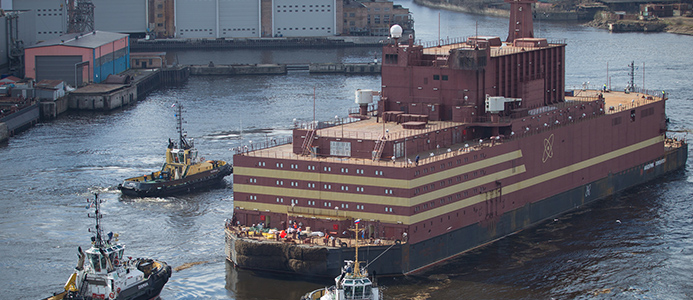 Här är världens första kärnkraftverk – på vatten