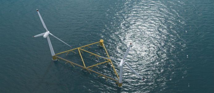 CoensHexicon och Shell utvecklar flytande vindkraft