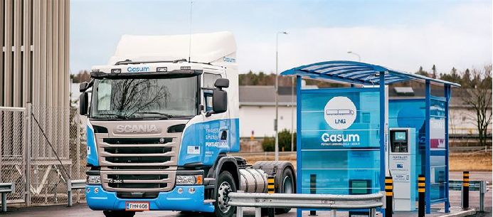 Tunga vägtransporter går in i gasens tidsålder