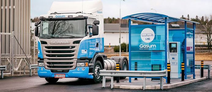 Gasum får investeringsstöd för tankstationer
