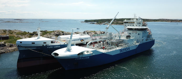 Skangas ingår i avtal för fartygsbränsle