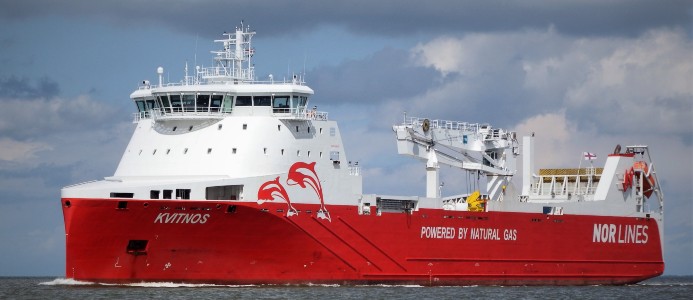 Gasum ingår i ett samarbete med Samskip