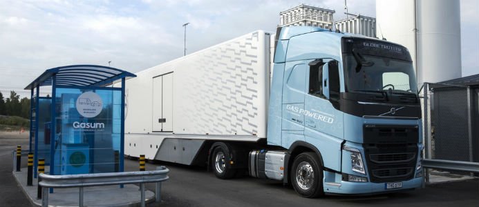 Grönt för Gasum: tankstationer för tung trafik