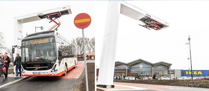 ABB ska ladda fler elbussar i Jönköping