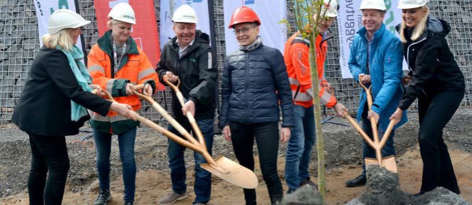 Bostäder Göteborg, första spadtaget