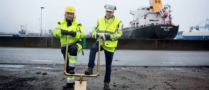 Här byggs landanläggning för flytande naturgas