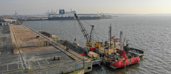 Pilotprojekt i hamnen för grönare entreprenader