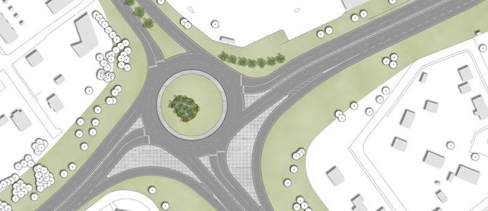 Nu ska Grådarondellen i Borlänge bli modern