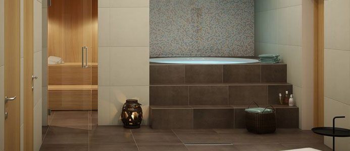 Bygger bostäder med gym och relax