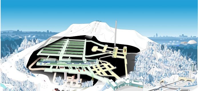 Nya Sicklaanläggningen i Hammarbybacken. Källa: Mario Salutskij