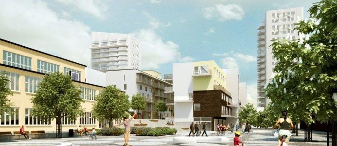 Bygger åtta nya hus i Högdalen