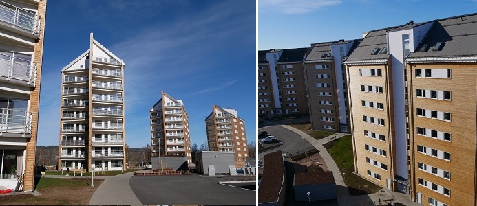 Rekordstort område med trälägenheter står klart