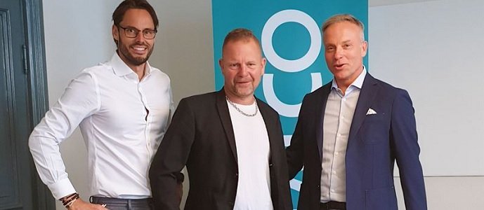 Robin Boheman, Thomas Persson och Klas Larsson. Fotograf: Instalco