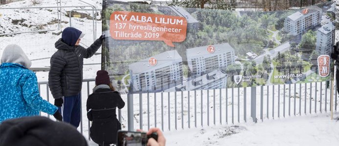 JM bygger 137 hyresrätter i Bredäng
