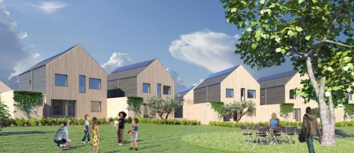 Träarkitektur och hållbarhet vinnare i markanvisning