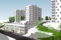 Spadtag för 129 hyresrätter i Älta