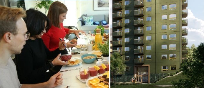 Co-living trendar i ny fastighetssatsning