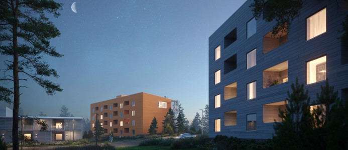 Serneke bygger nya bostäder i Kiruna åt beställaren LKAB