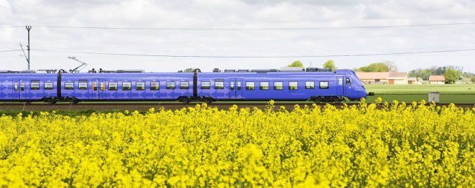 Ljus bild av Skånes kollektivtrafik