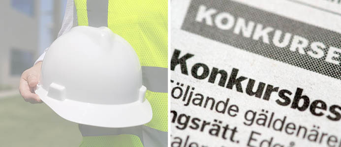 Flera byggföretag i konkurs – ännu fler att vänta