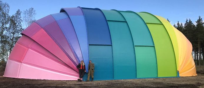 Konstverk invigt i Eskilstuna Logistikpark