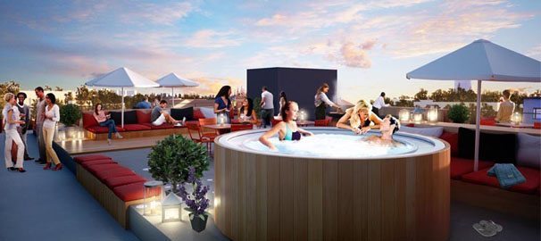 Spadtag för Kungsterrassen